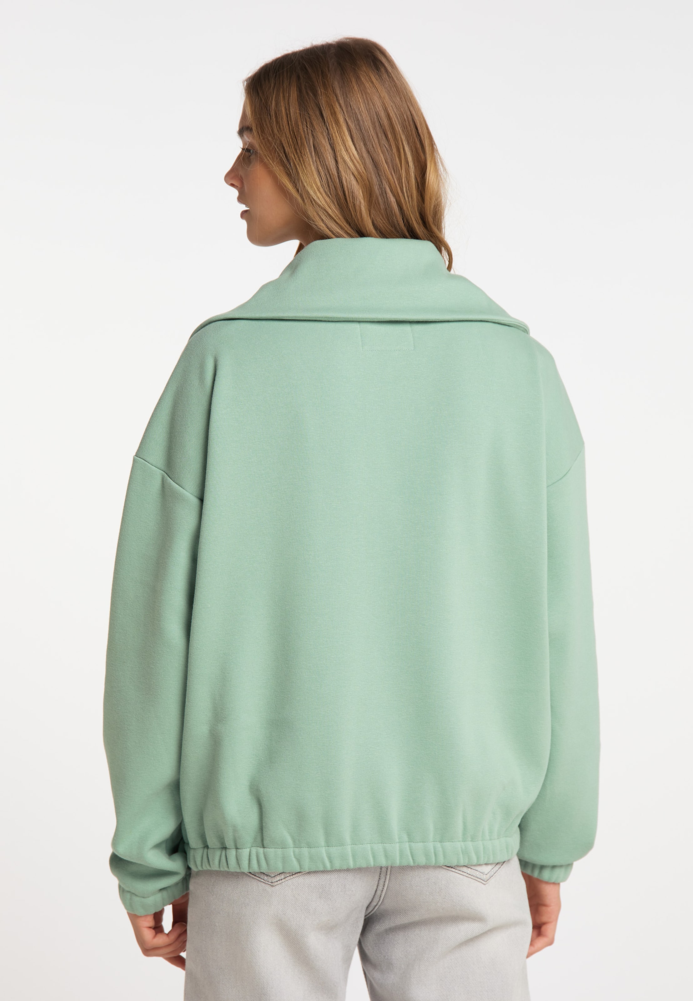 Frauen Sweat MYMO Sweatjacke in Mint - BC72613 Frauen Sweat MYMO Sweatjacke in Mint - BC72613