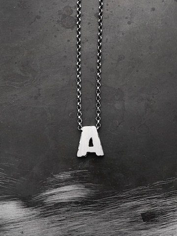 REYTEL - Cadena 'Letter A' en plata