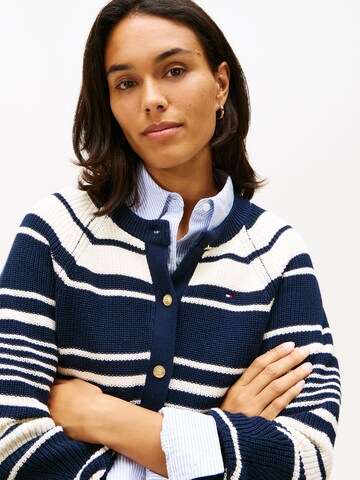 TOMMY HILFIGER Kardigán - Modrá