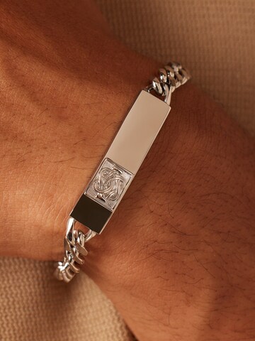Bracelet Lucardi en argent : devant
