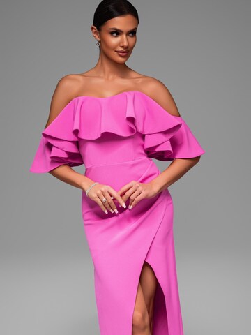 Ombre Evening dress in Pink