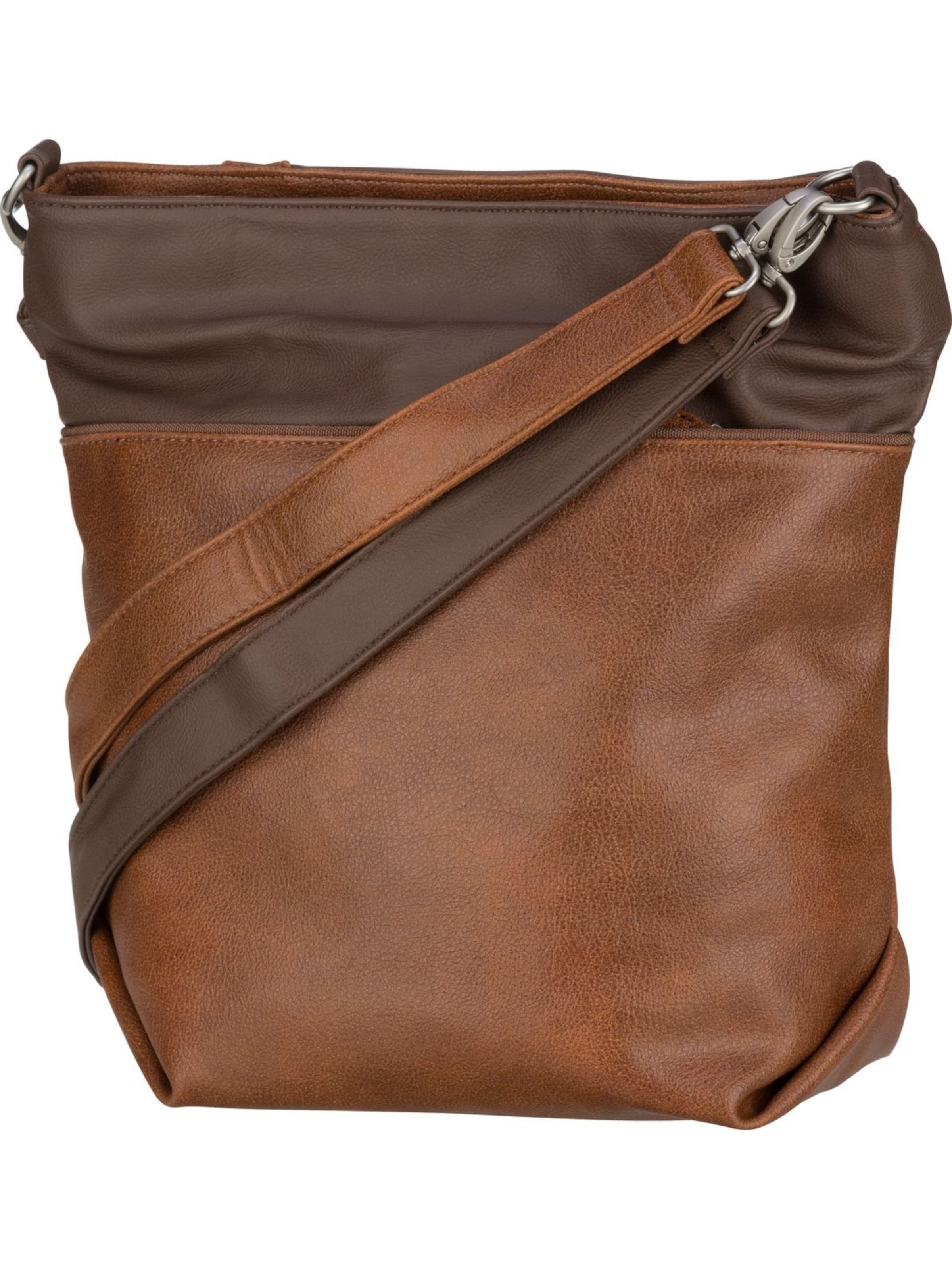 ZWEI Schoudertas 'Jana J12' in Bruin