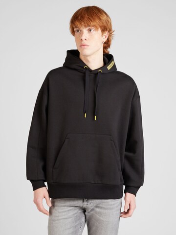 melns Calvin Klein Sportisks džemperis: no priekšpuses