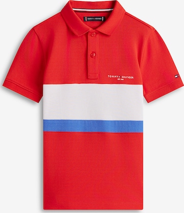 T-Shirt TOMMY HILFIGER en rouge : devant