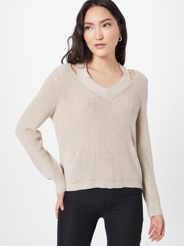 ONLY Sweater 'KERRI' in Beige: front