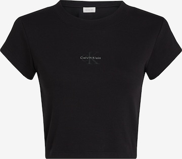 Maglietta di Calvin Klein Jeans in nero: frontale