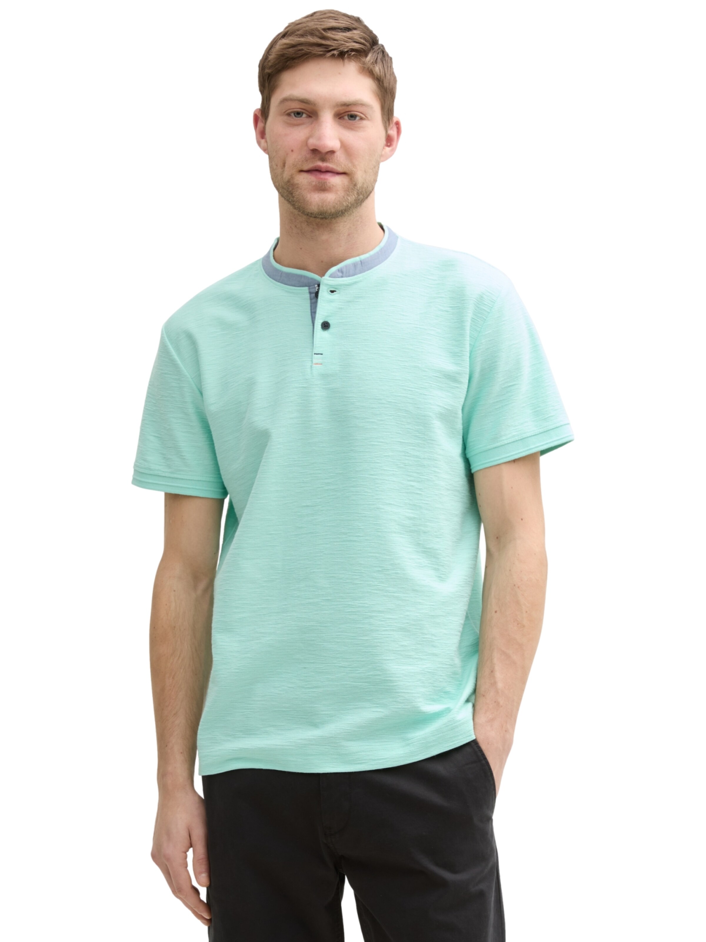 TOM TAILOR Shirt in Green: front
