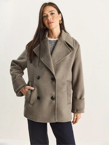 Bianco Lucci Tussenmantel in Beige: voorkant