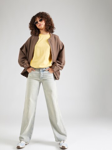 PIECES Shirt 'RIA' in Geel