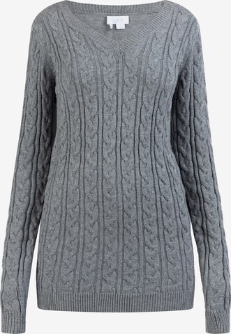 usha BLUE LABEL Sweater in Grey: front