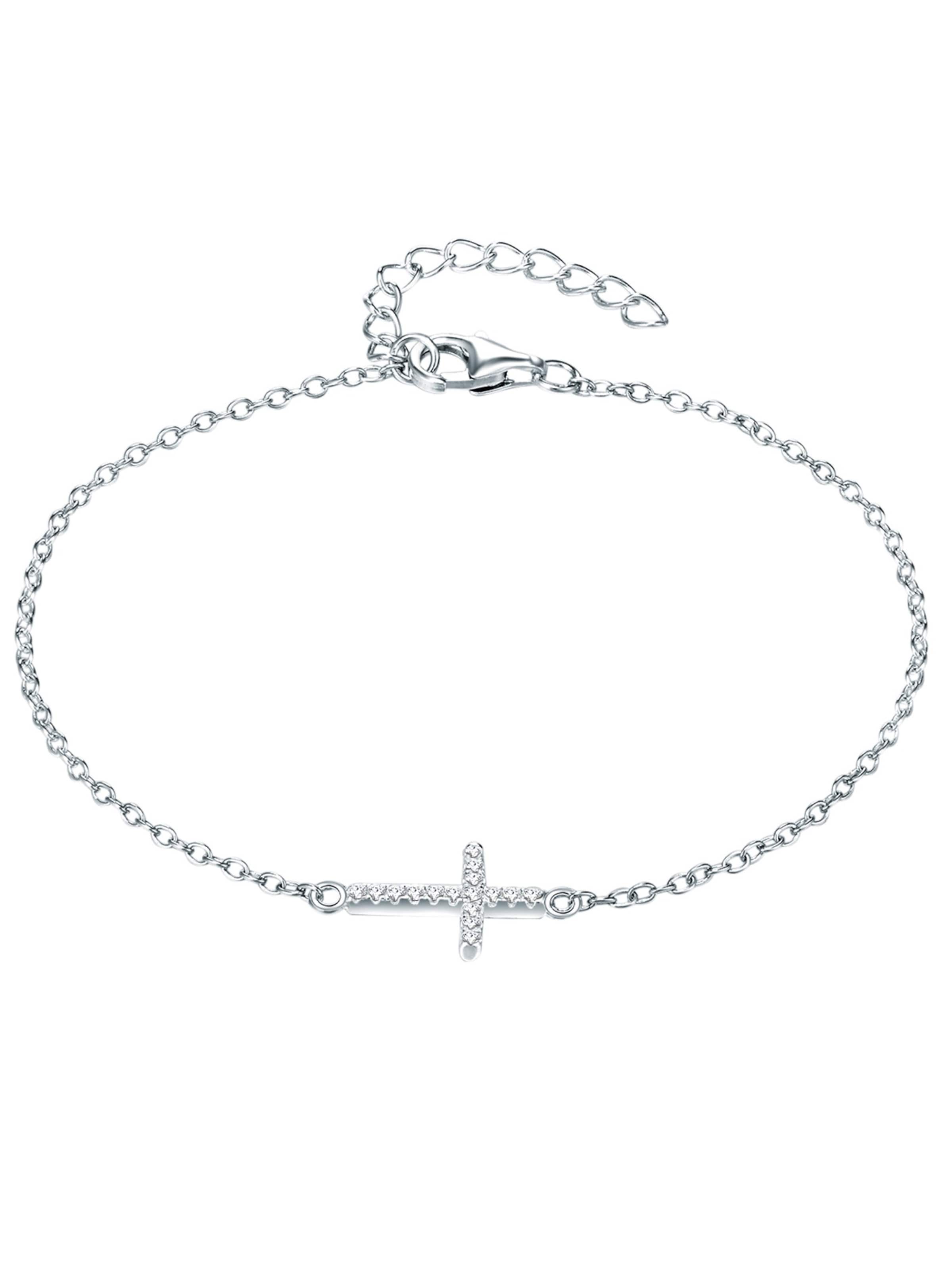 Lulu & Jane - Pulsera en plata: frente