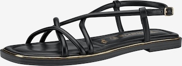 TAMARIS Sandals in Black: front