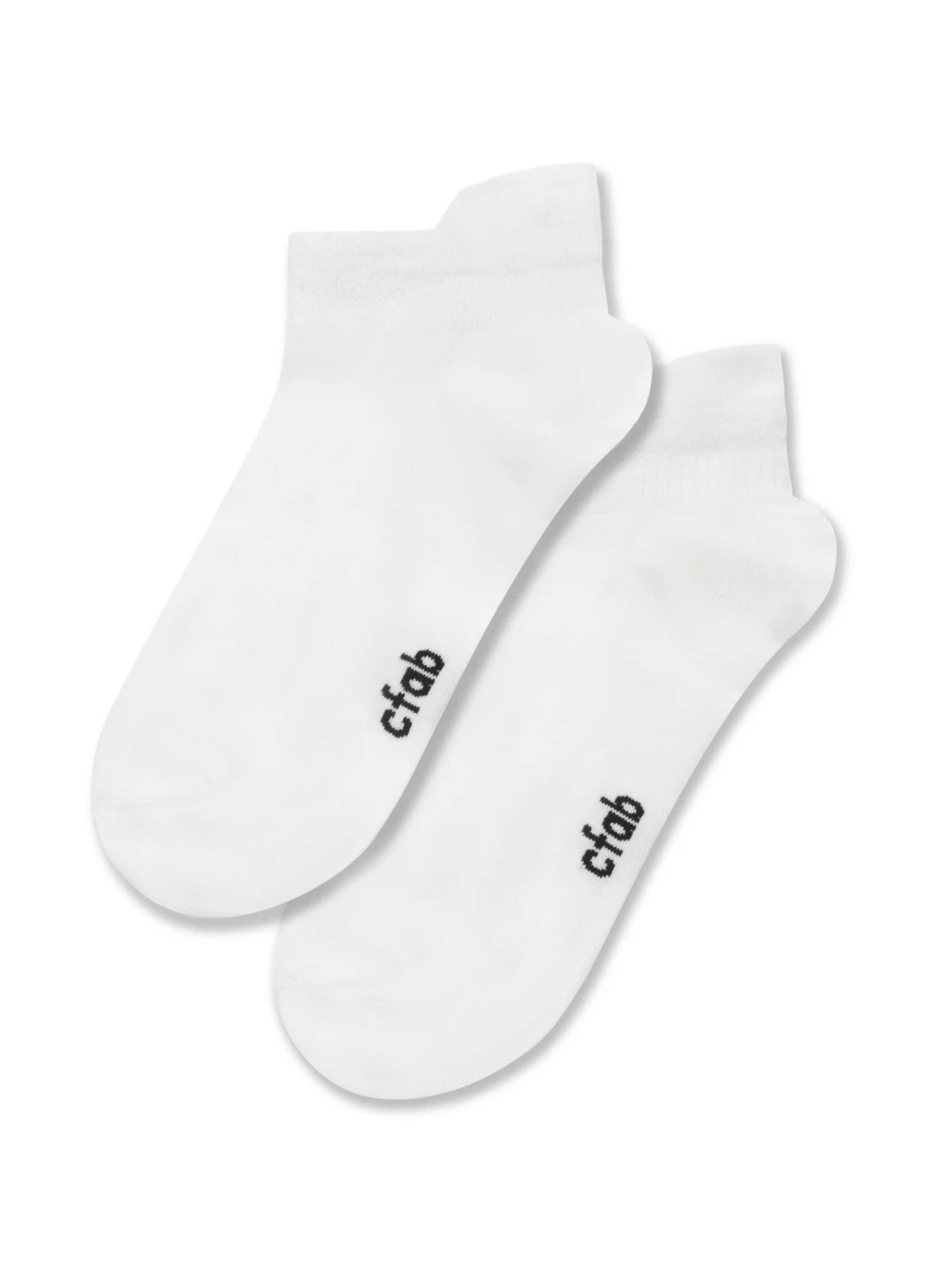 cfab (formerly creamy fabrics) - Calcetines '4er-Pack Sneaker Socken' en blanco: frente