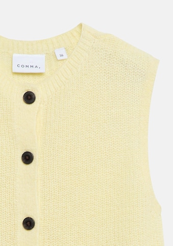 Cardigan COMMA en jaune