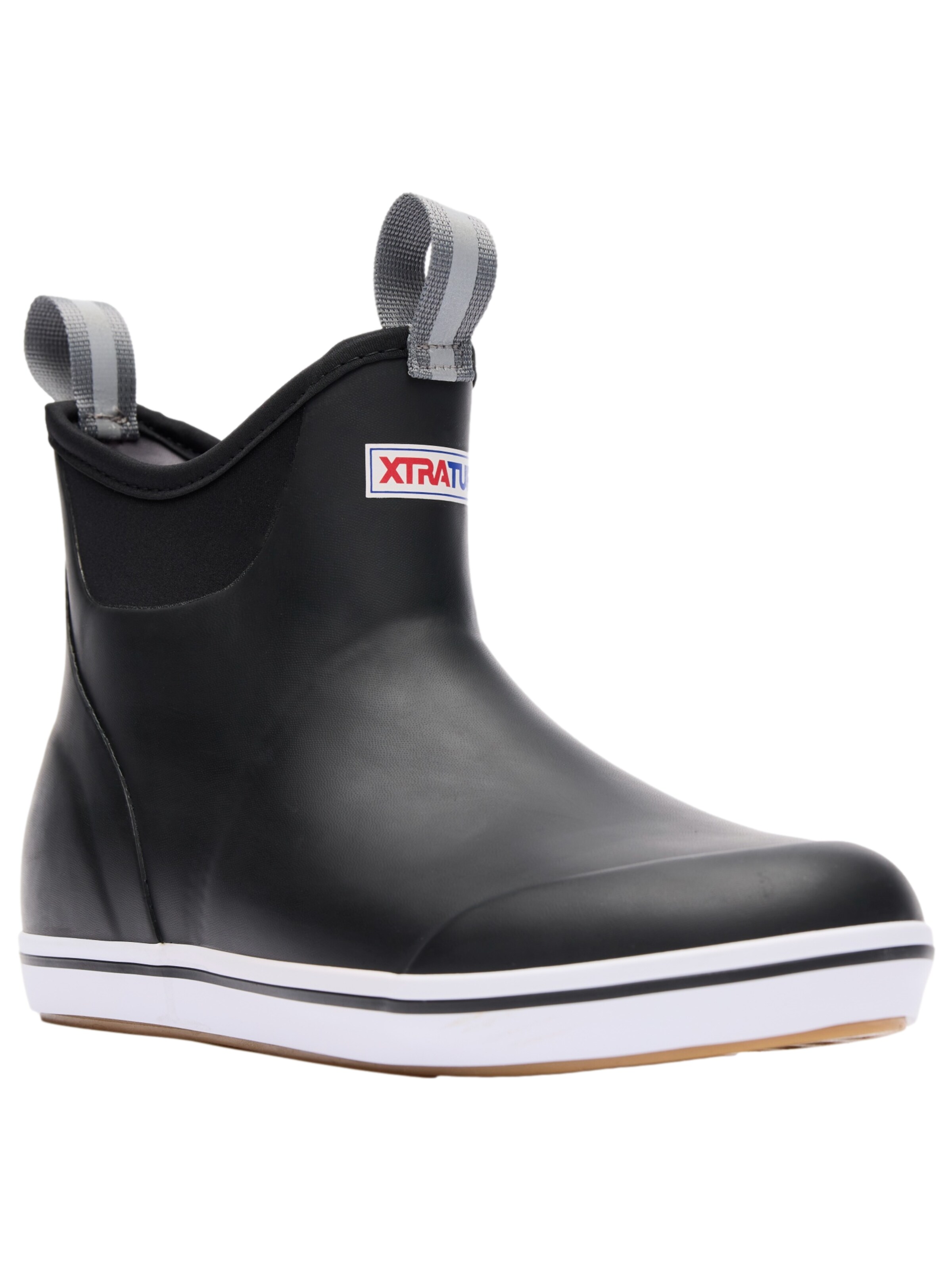 XtraTuf Rubber Boots 'Ankle Deck Boot' in Black