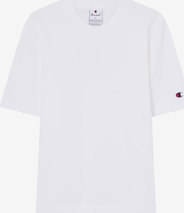T-shirt oversize Champion Authentic Athletic Apparel en blanc : devant