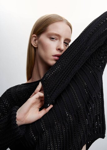 MANGO Sweater 'Leslie' in Black