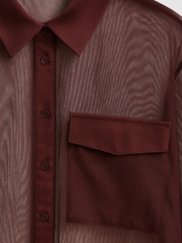 VERO MODA Blouse 'Camicie' in Red