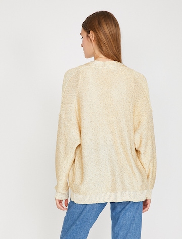 Koton Knit cardigan in Gold
