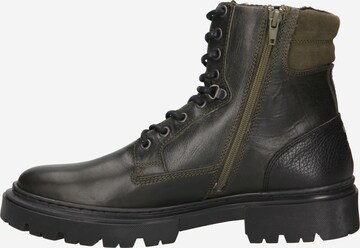 BULLBOXER Lace-Up Boots in Black