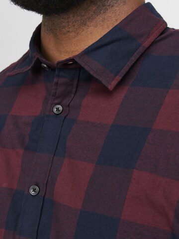 Jack & Jones Plus Comfort fit Button Up Shirt 'JJEGINGHAM' in Mixed colors