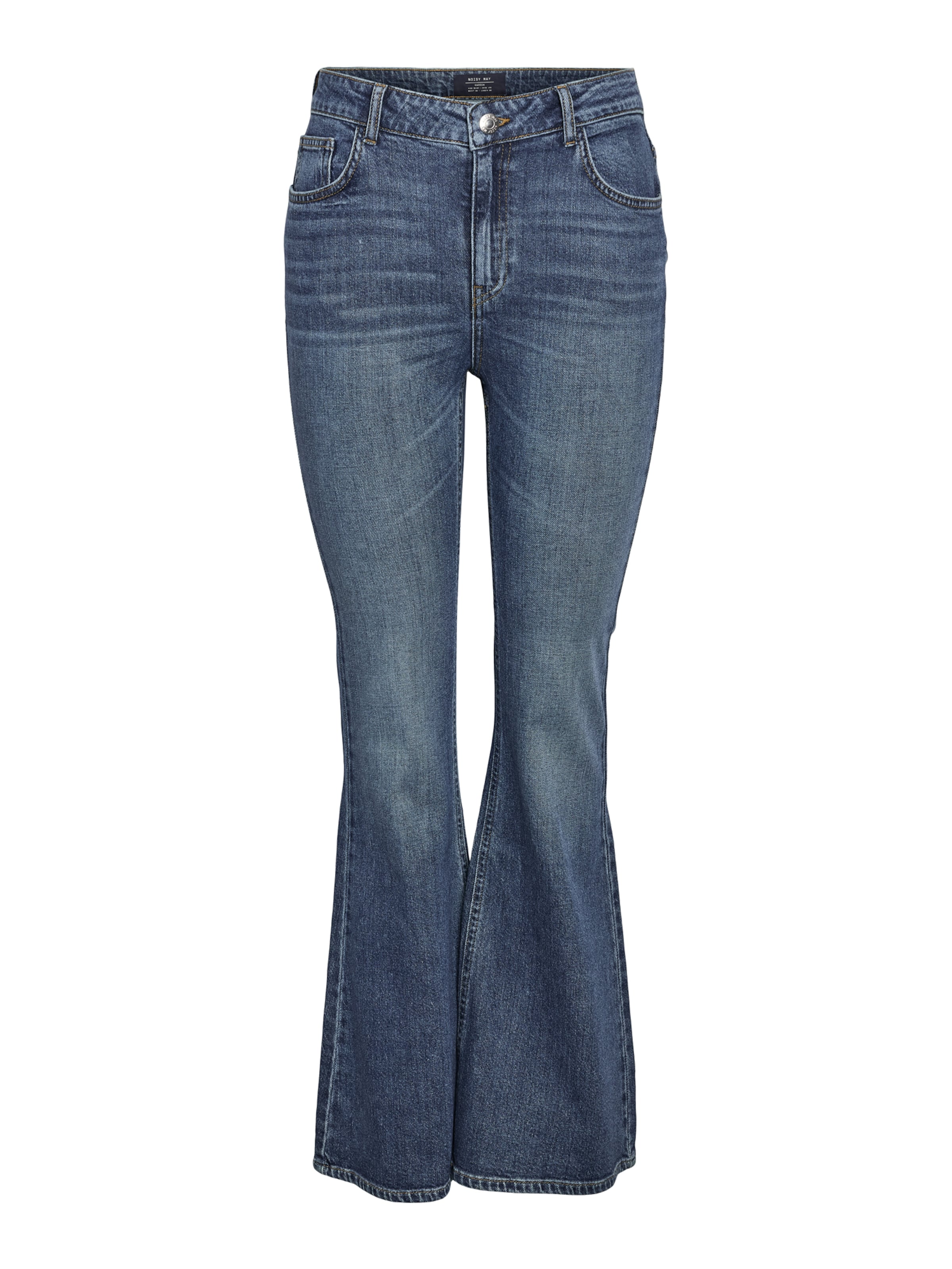 Noisy may Rozkloszowany krój Jeansy 'NMKAREEN' w kolorze niebieski: przód