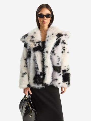 Bianco Lucci Winterjas in Wit: voorkant