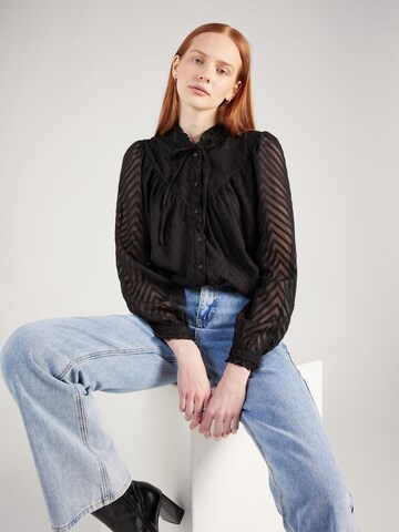 JDY - Blusa 'GRETHA' en negro: frente