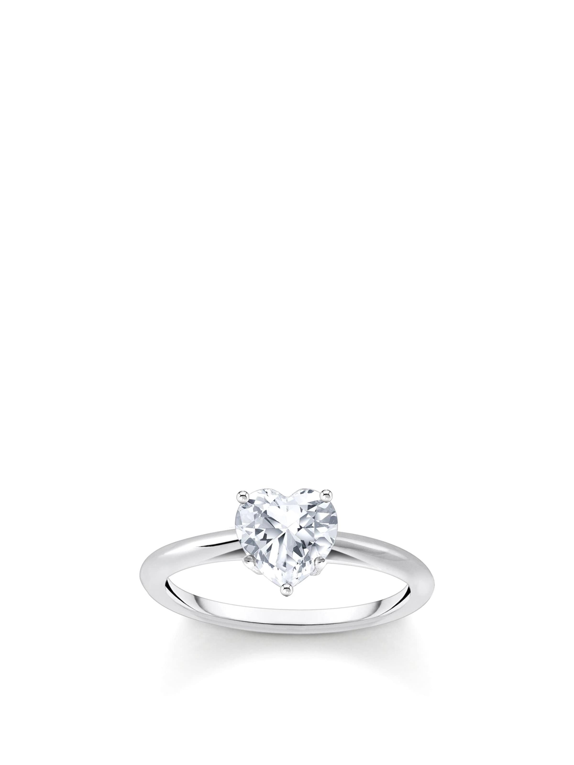 Thomas Sabo Ring‌‌‌‌‌‌‌‌ in Weiß: Vorderseite