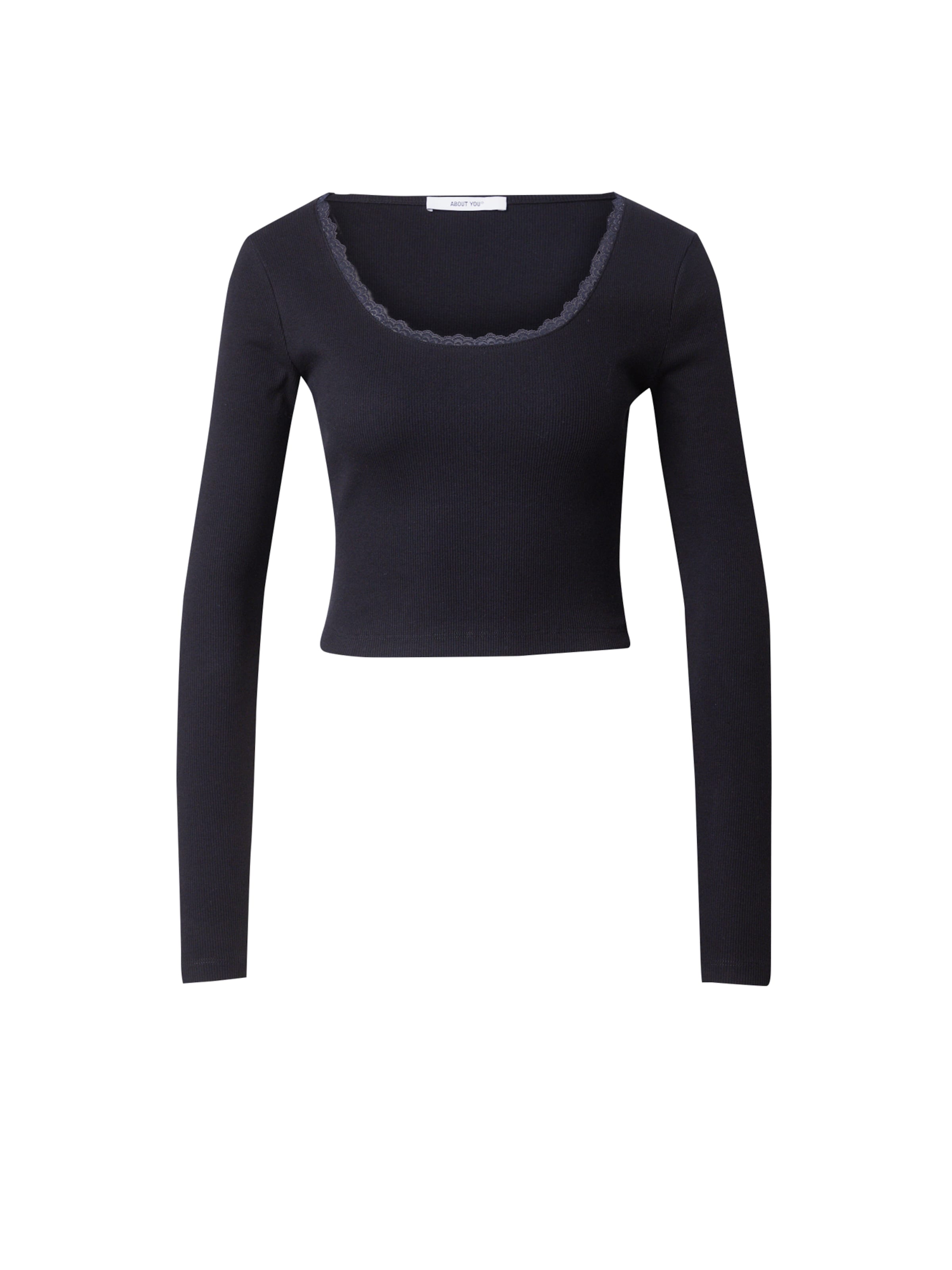 ABOUT YOU Shirt 'Rosalie' in Black: front