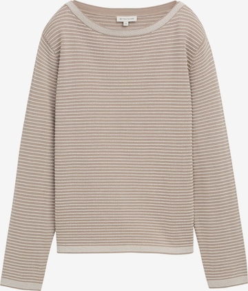 Pull-over TOM TAILOR en gris : devant