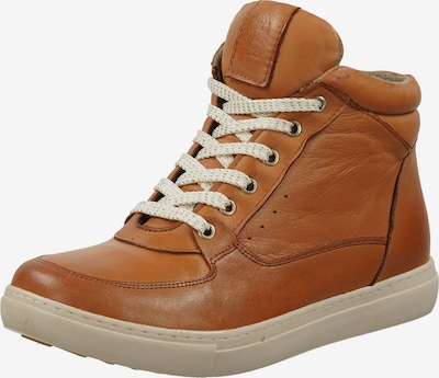 HUSH PUPPIES Bottines à lacets en cognac, Vue avec produit