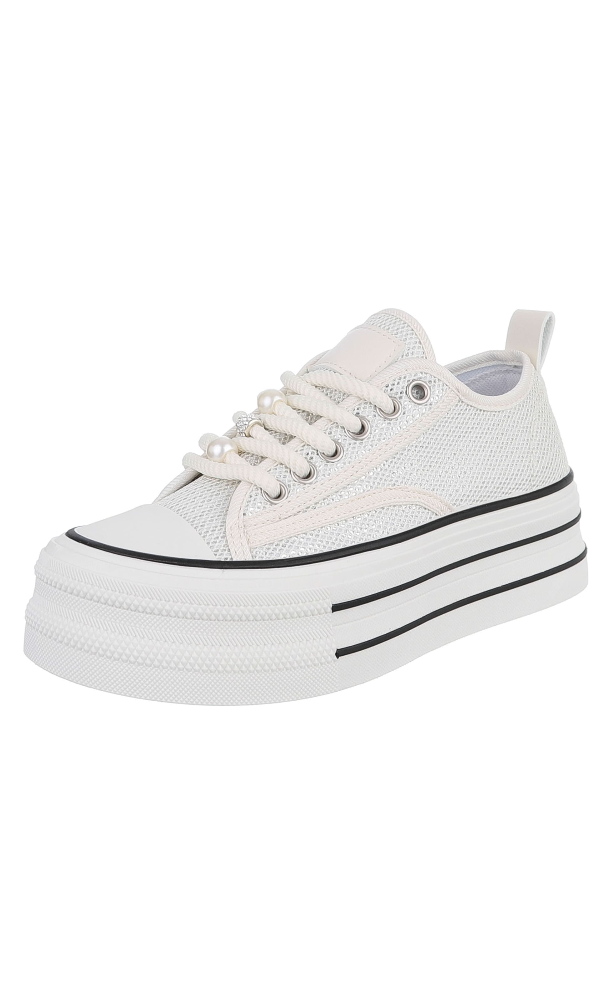 Ital-Design Sneaker in 36 in beige, Produktansicht