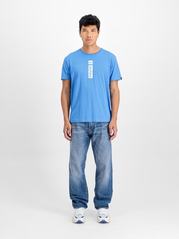 ALPHA INDUSTRIES - Camiseta en azul