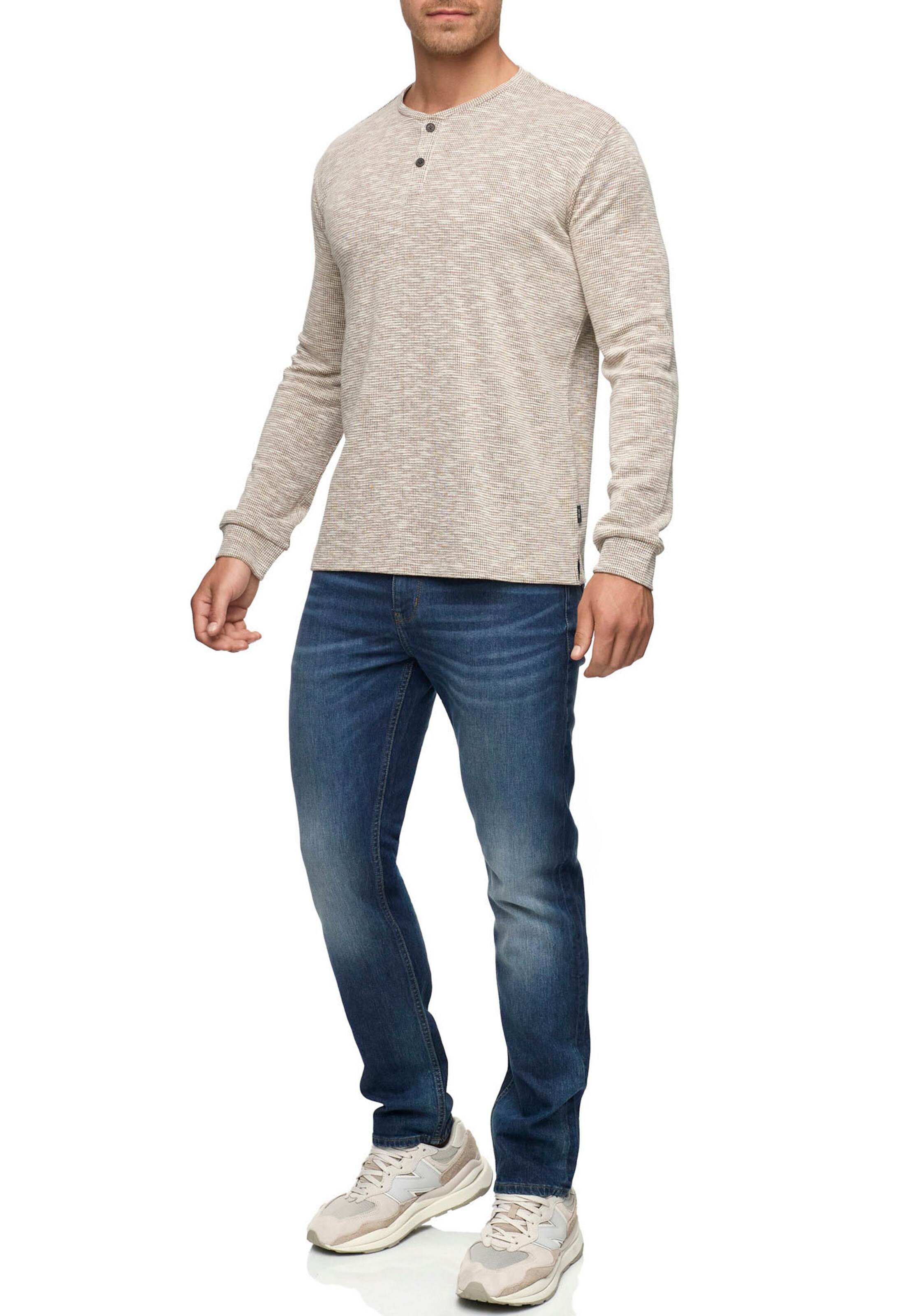 INDICODE JEANS Shirt in Beige