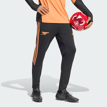 ADIDAS PERFORMANCE Slimfit Sportbroek 'Arsenal FC 26/27 Tiro' in Zwart: voorkant