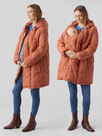 MAMALICIOUS Zimska jakna | oranžna barva