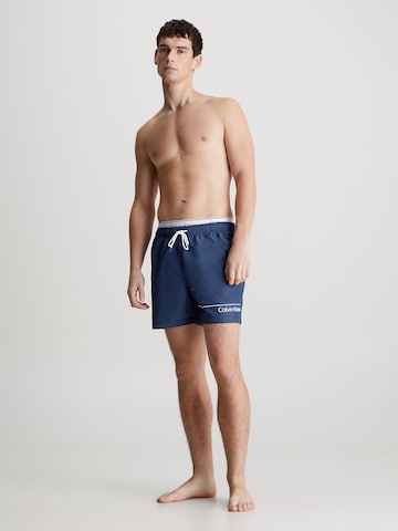 Calvin Klein Swimwear Badshorts i blå