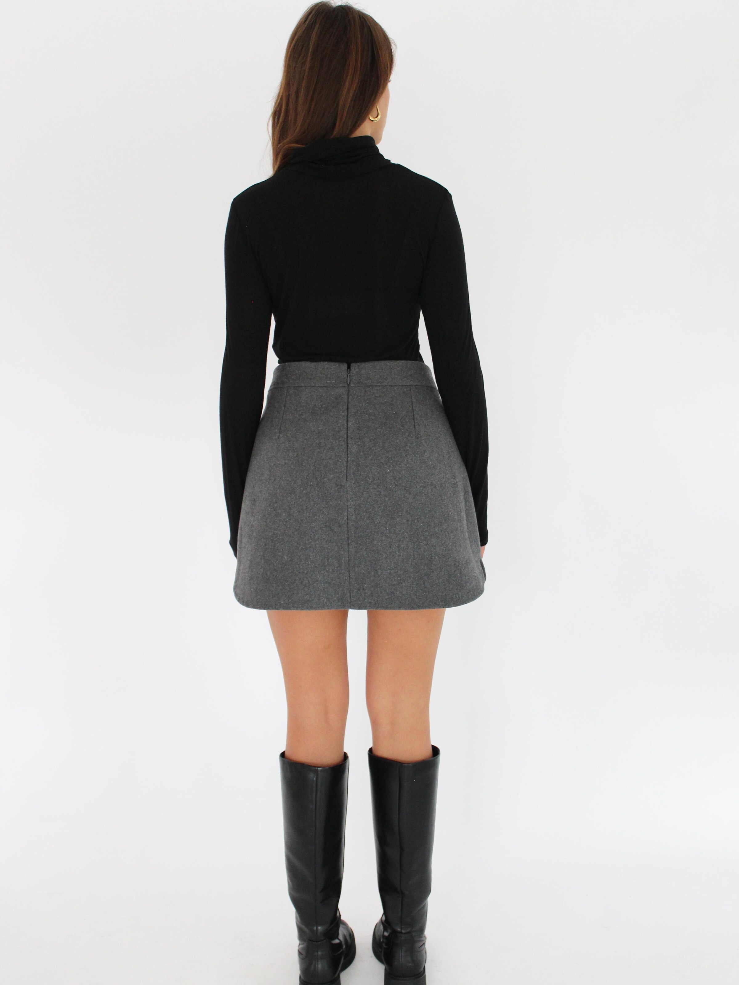 Honnête Atelier Skirt 'Ines' in Grey