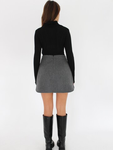 Honnête Atelier Rok 'Ines' in Grijs