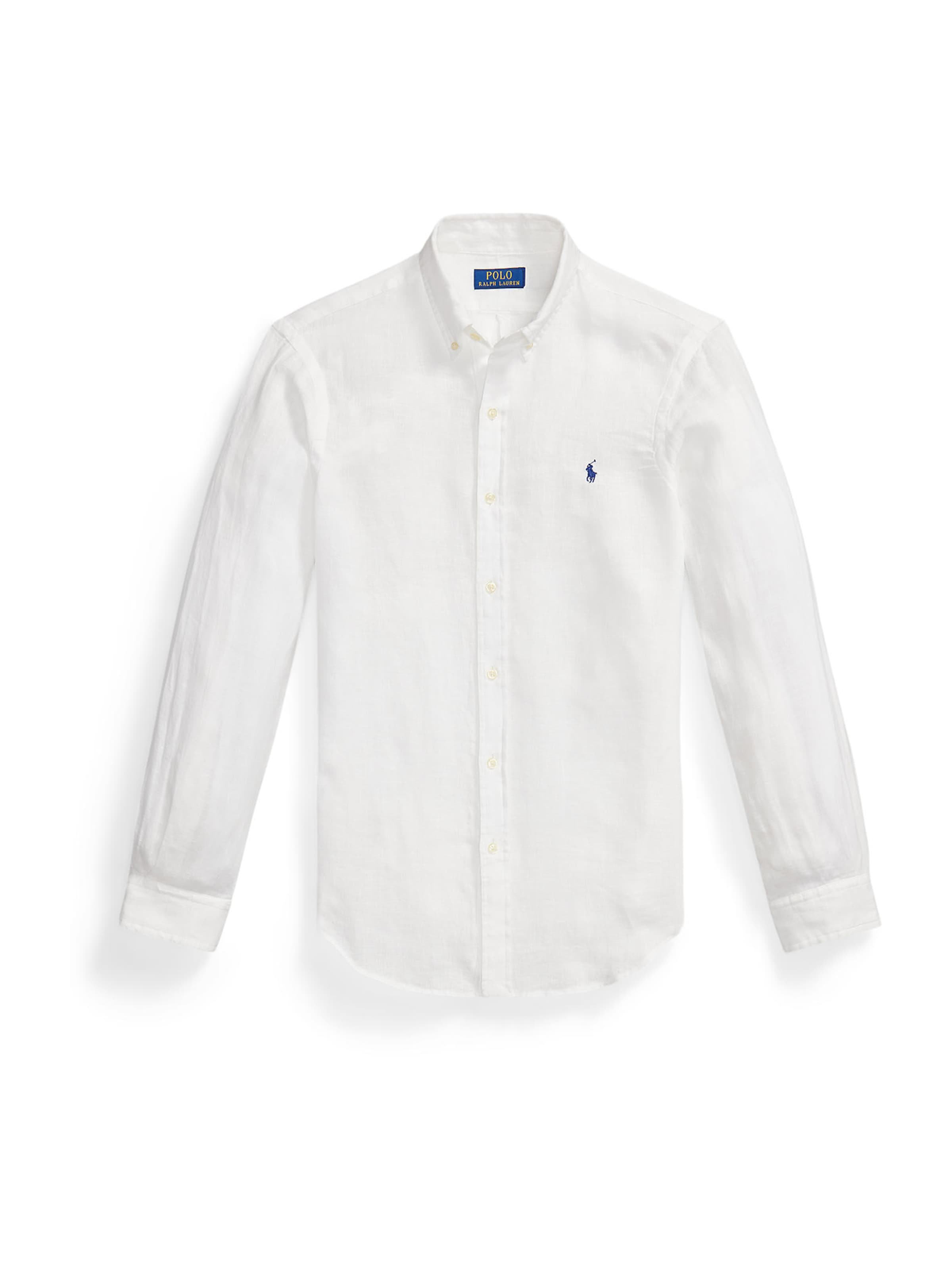 balts Polo Ralph Lauren Slim fit Krekls: no priekšpuses