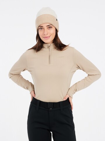 PROTEST Sportsweatshirt 'REFABRIZ'‌‌‌‌ in Beige: Vorderseite