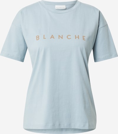 Blanche T-Shirt in rauchblau / hellbraun, Produktansicht