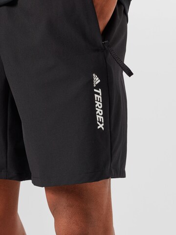 ADIDAS TERREX Loosefit Hose 'Terrex' in Schwarz