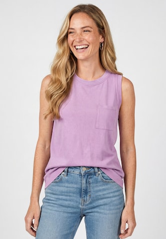 usha BLUE LABEL Top in Lila: voorkant