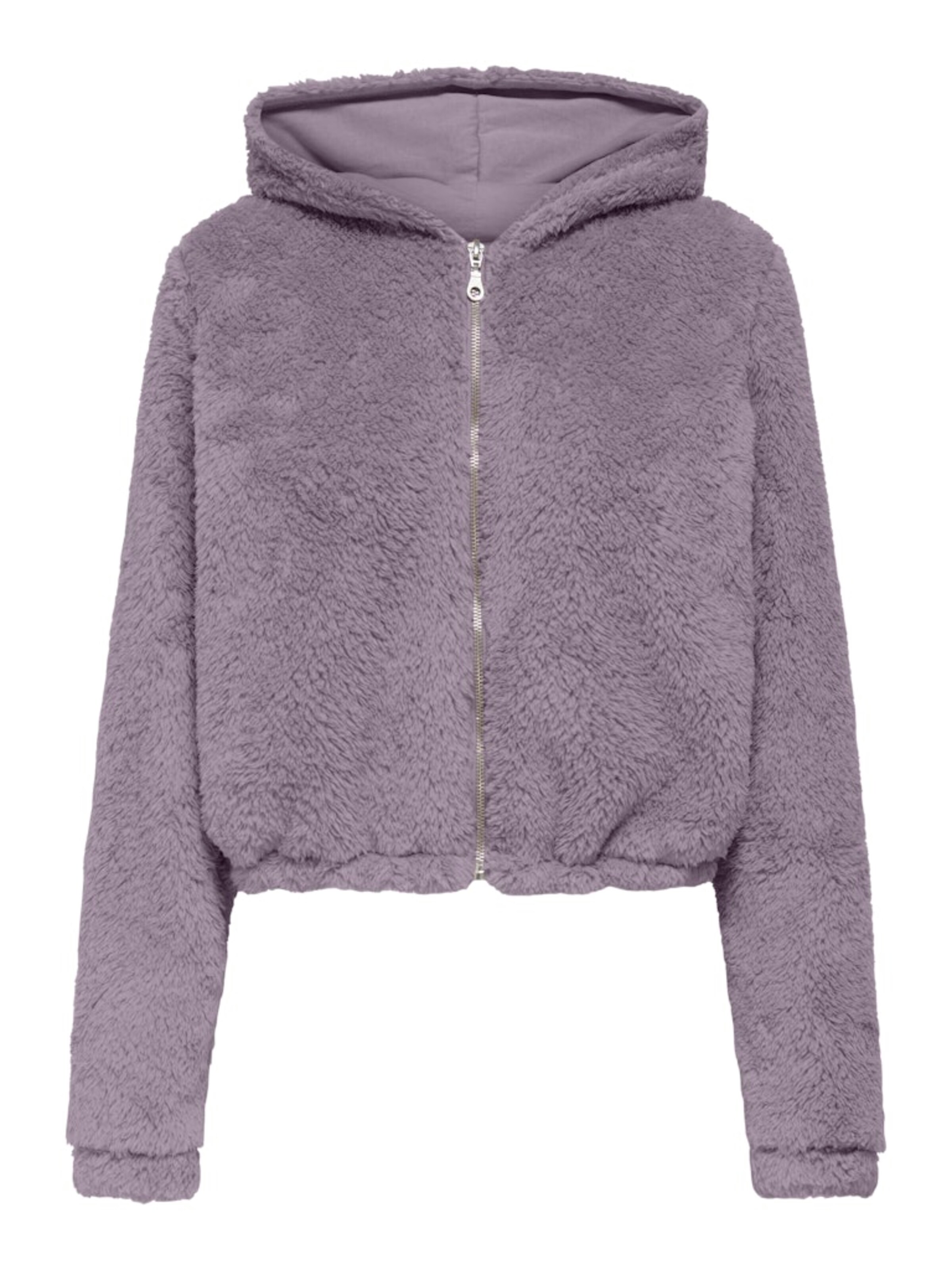 ONLY PLAY Функционално поларено яке 'Cas-Fluf' в лилав: отпред