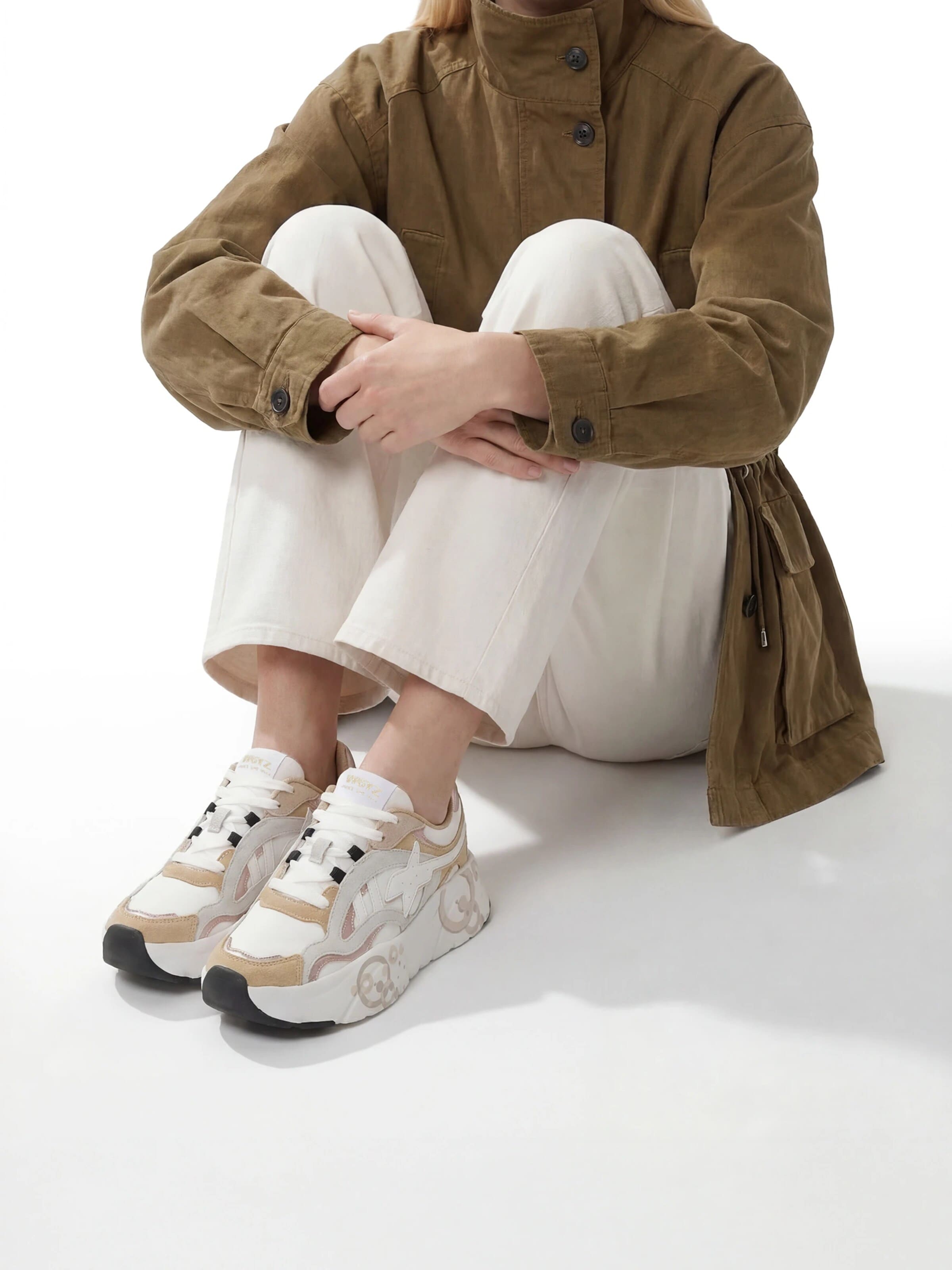 Chaussure à lacets 'IDA-W.' W6YZ en gris : devant