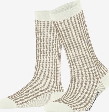 BURLINGTON Socken 'Pepita' in Weiß: Vorderseite