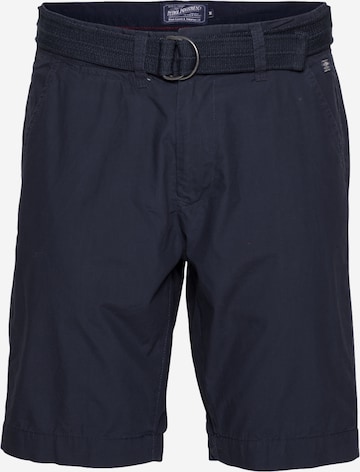 Petrol Industries Regular Chino trousers in Blue: front