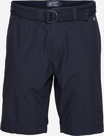 Petrol Industries Regular Chino in Blauw: voorkant